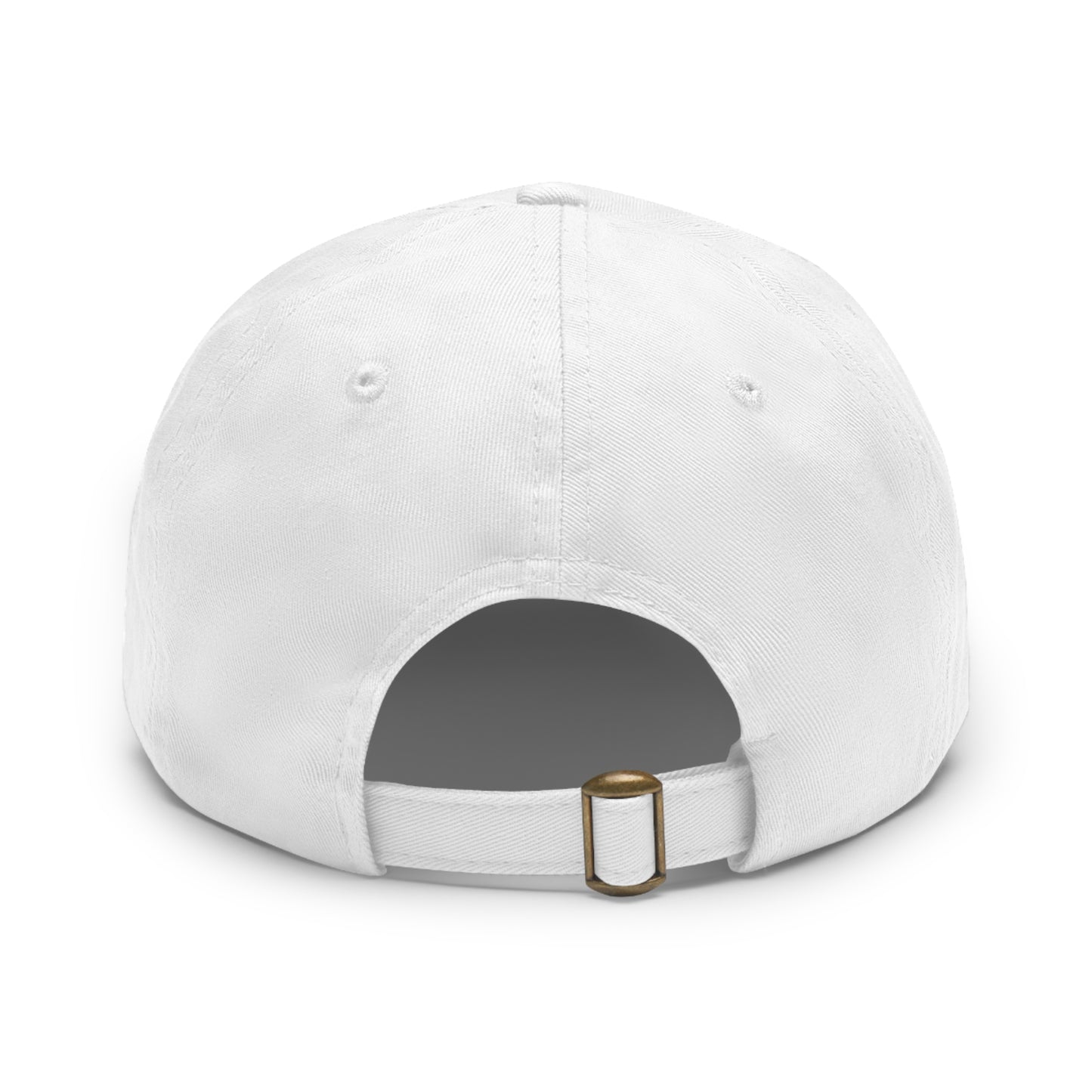 Christian Dad Hat | FW Leather Patch Hat | Faith Warrior Cap | Polynesian Design FW Embossed Rectangular Patch