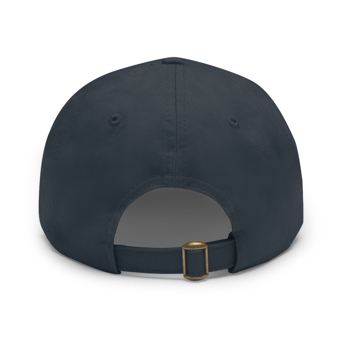 Christian Dad Hat | FW Leather Patch Hat | Faith Warrior Cap | Polynesian Design FW Embossed Rectangular Patch