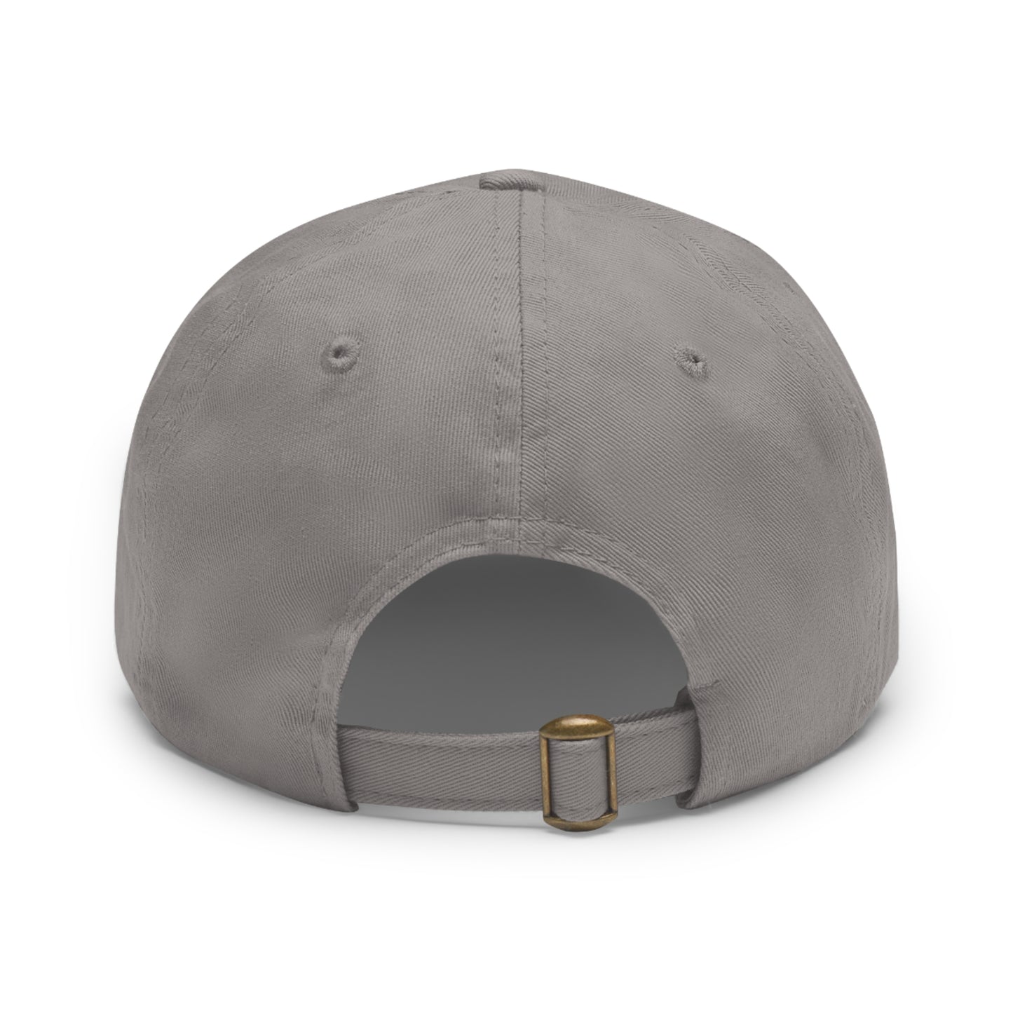 Christian Dad Hat | FW Leather Patch Hat | Faith Warrior Cap | Polynesian Design FW Embossed Rectangular Patch