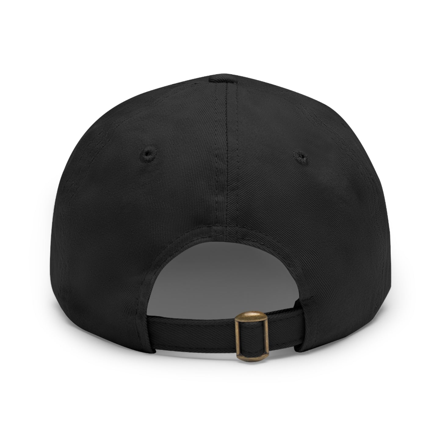 Christian Dad Hat | FW Leather Patch Hat | Faith Warrior Cap | Polynesian Design FW Embossed Rectangular Patch